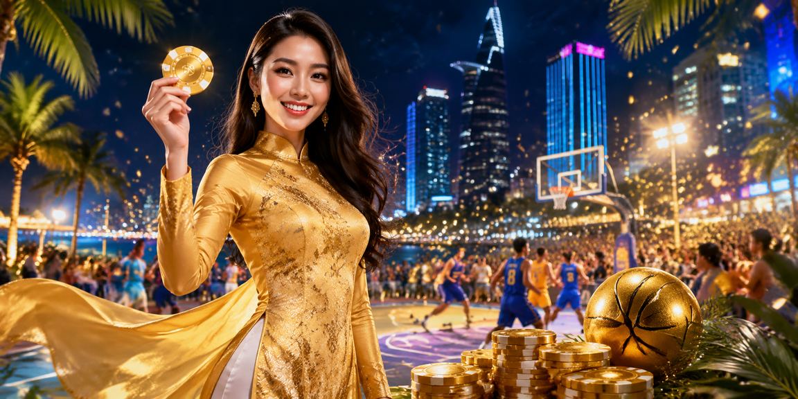 Giao diện nền tảng cá cược Việt Nam với thông tin VIP và điểm thưởng hiện đại
